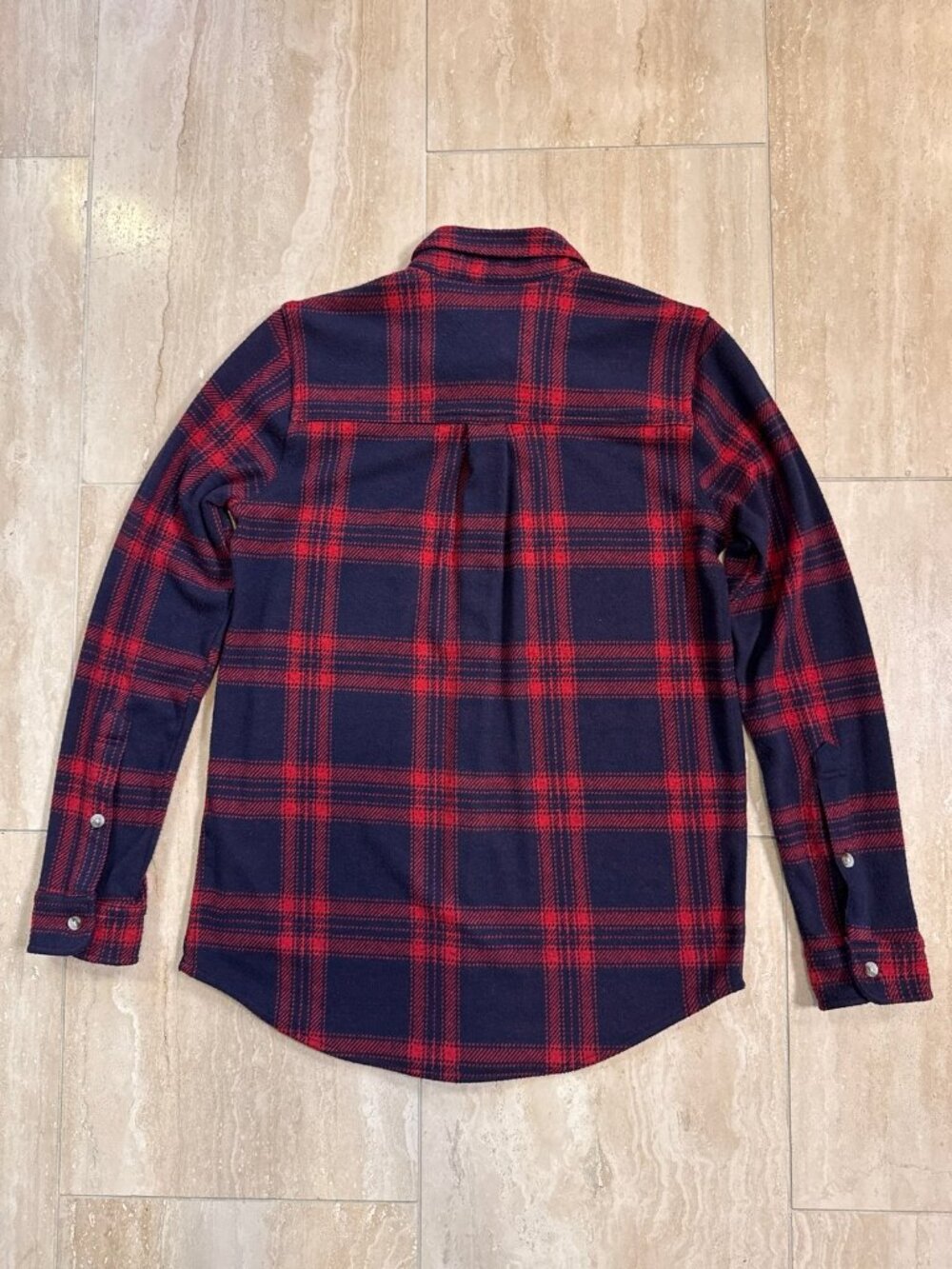 Faherty Legend Sweater Shirt, Arlington Plaid, XS RARE! - Picture 8 of 9